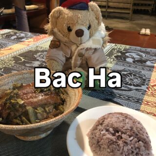 ベトナム北部周遊行ってみよー！24

バックハーで泊まった宿「ラ　ボーテ　バックハー」
　#labeautebacha 

夕飯は宿泊料金とは別料金で注文できるスタイル。バックハー名物のカウニャック（Khau nhuc）があったので食べてみることに。

でっかい豚の角煮って感じで美味しい！！

他の人は、グループで止まっていて鍋を食べている人が多かったです。

#イージーステイハノイ
#ベトナム北部周遊行ってみよー 
#バックハー
#バックハーグルメ